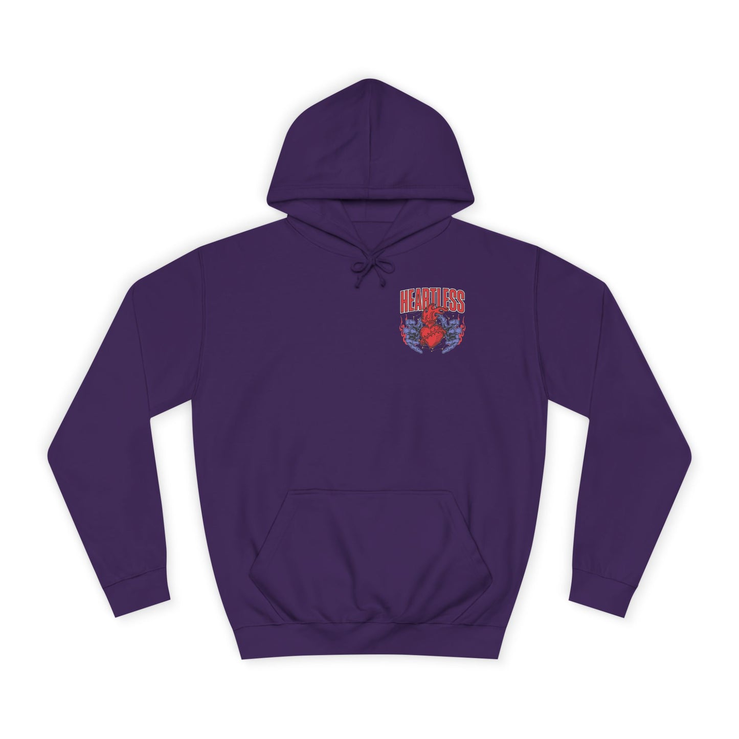 "Heartless" Unisex College Hoodie - Broke & Dreamin' Hoodies