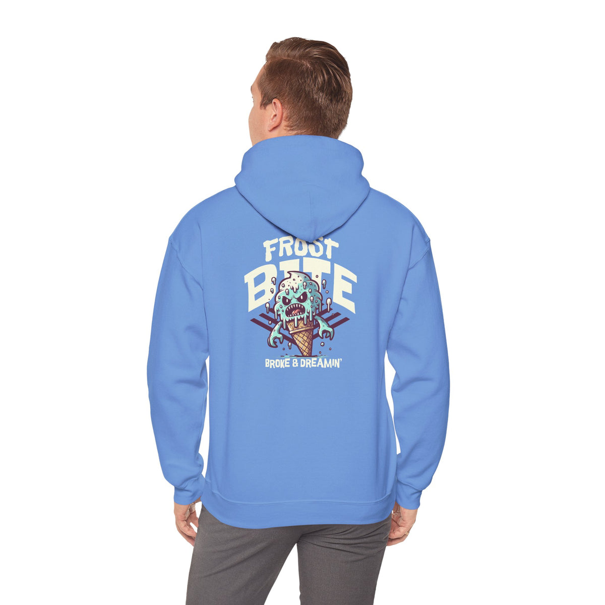 "Frost Bite" Unisex College Hoodie - Broke & Dreamin' Hoodies