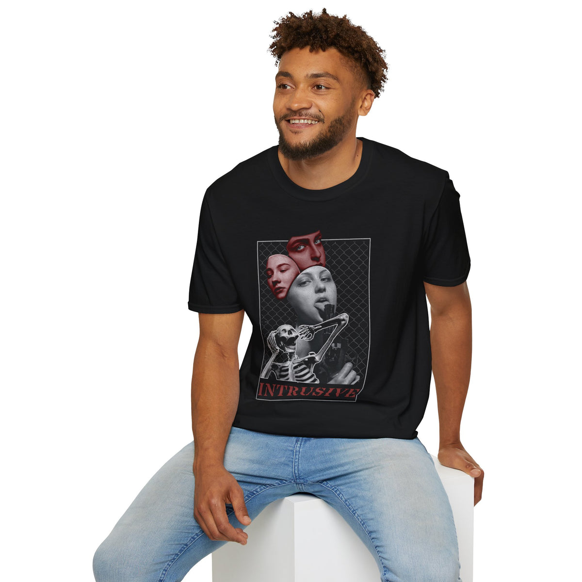"Intrusive” Unisex T-Shirt - Broke & Dreamin' T-Shirts
