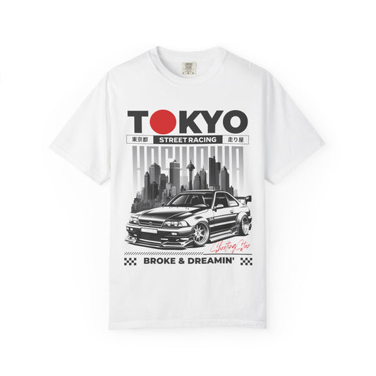 "Tokyo Street Racing” Unisex T-Shirt - Broke & Dreamin' T-Shirts