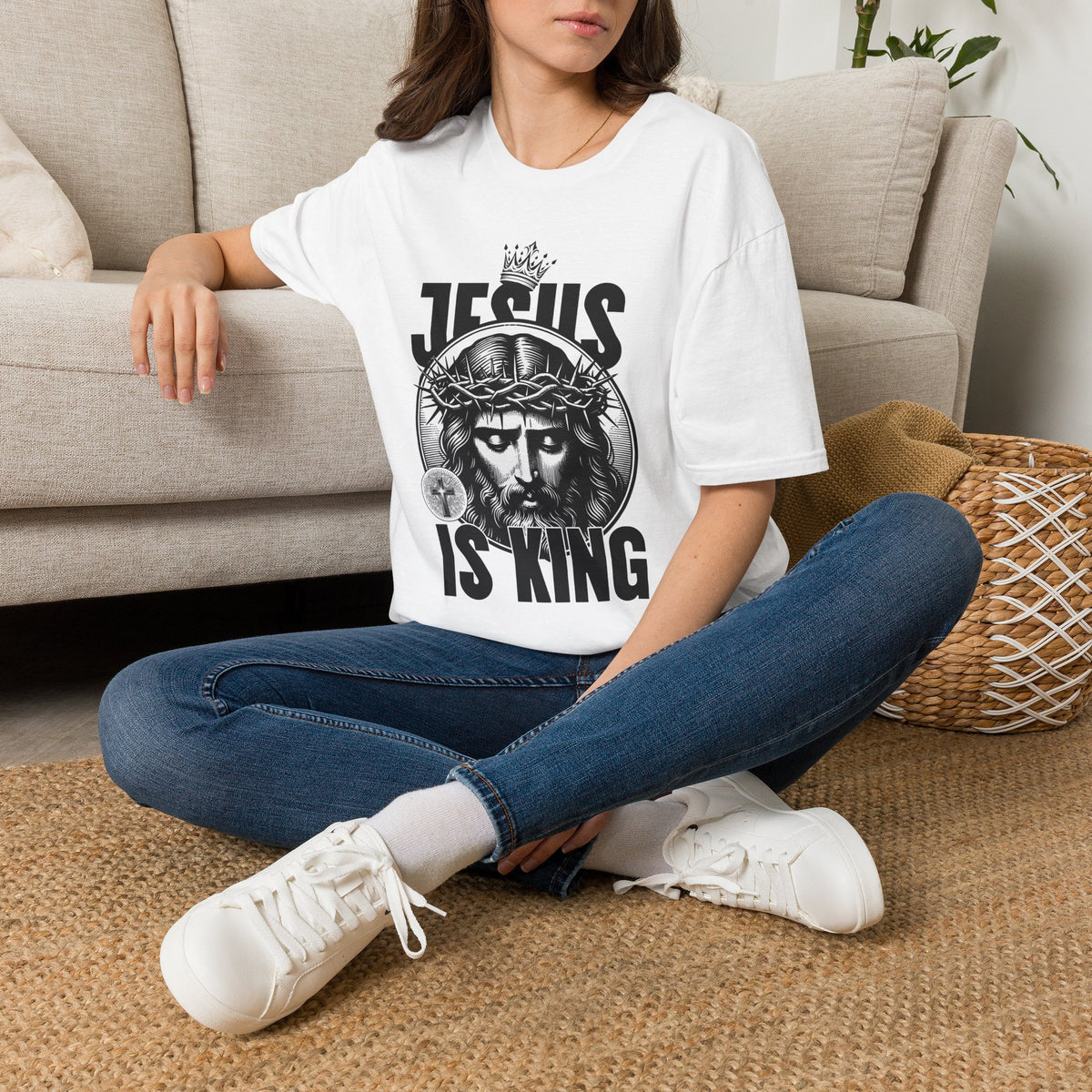 "Jesus Is King” Unisex T-Shirt - Broke & Dreamin' T-Shirts