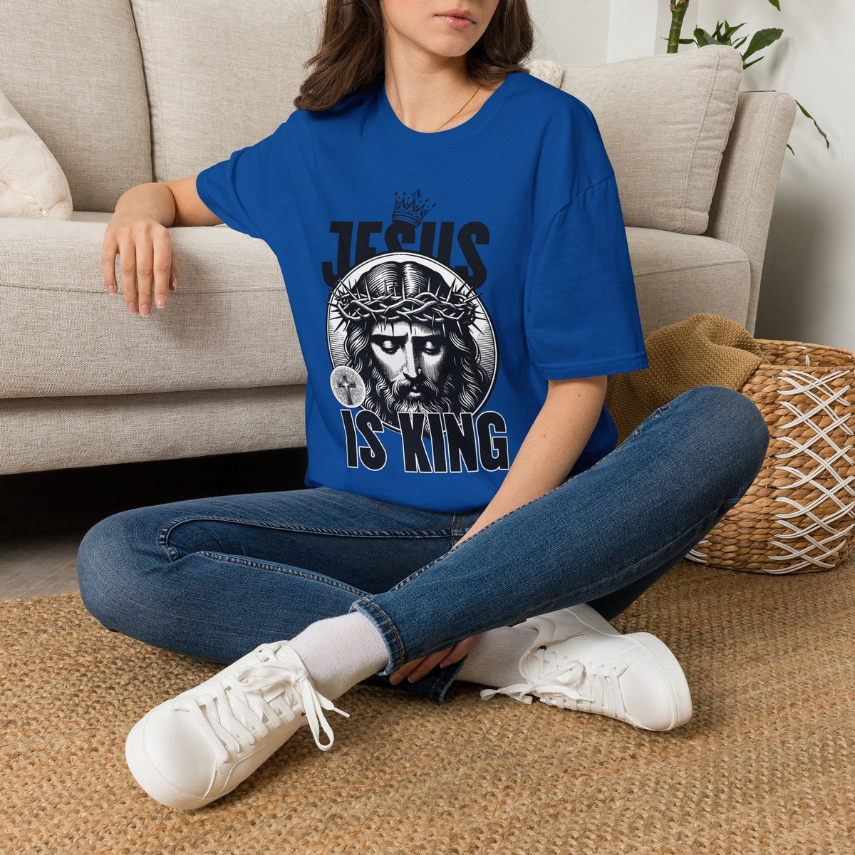 "Jesus Is King” Unisex T-Shirt - Broke & Dreamin' T-Shirts