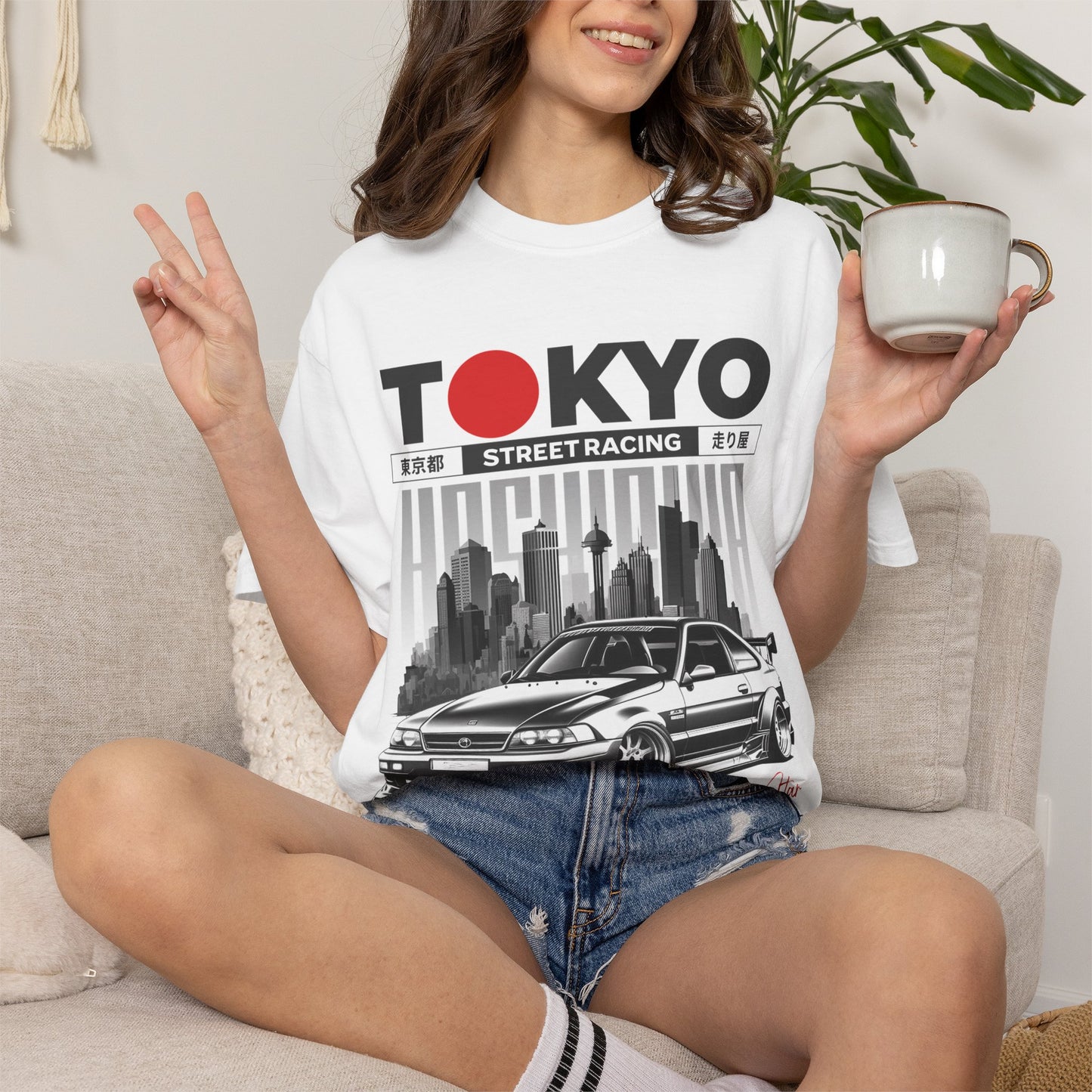 "Tokyo Street Racing” Unisex T-Shirt - Broke & Dreamin' T-Shirts