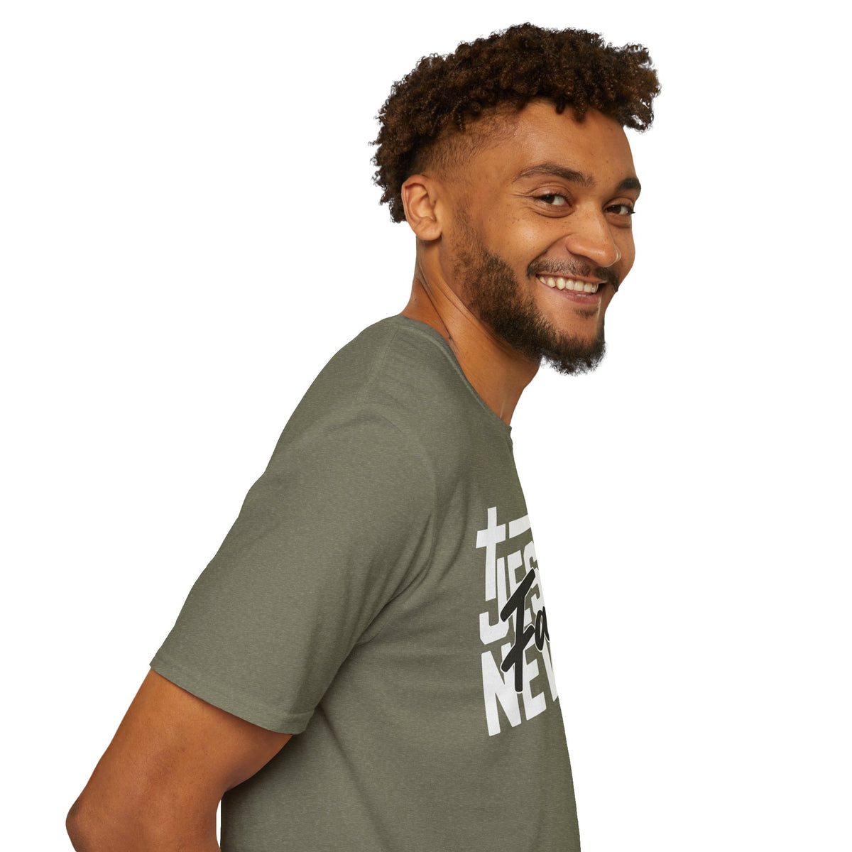 "Jesus Never Fails” Unisex T-Shirt - Broke & Dreamin' T-Shirts