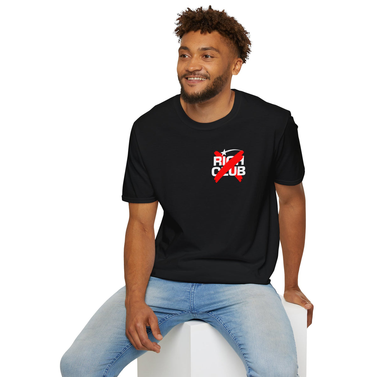 "Rich Club" Red Logo Unisex T-Shirt - Broke & Dreamin' T-Shirts