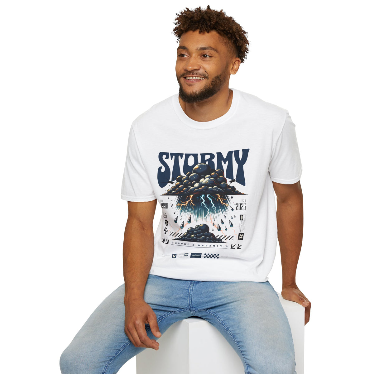 “Stormy” Unisex T-Shirt - Broke & Dreamin' T-Shirts