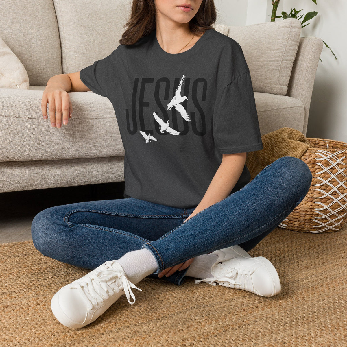 "Jesus Logo” Unisex T-Shirt - Broke & Dreamin' T-Shirts