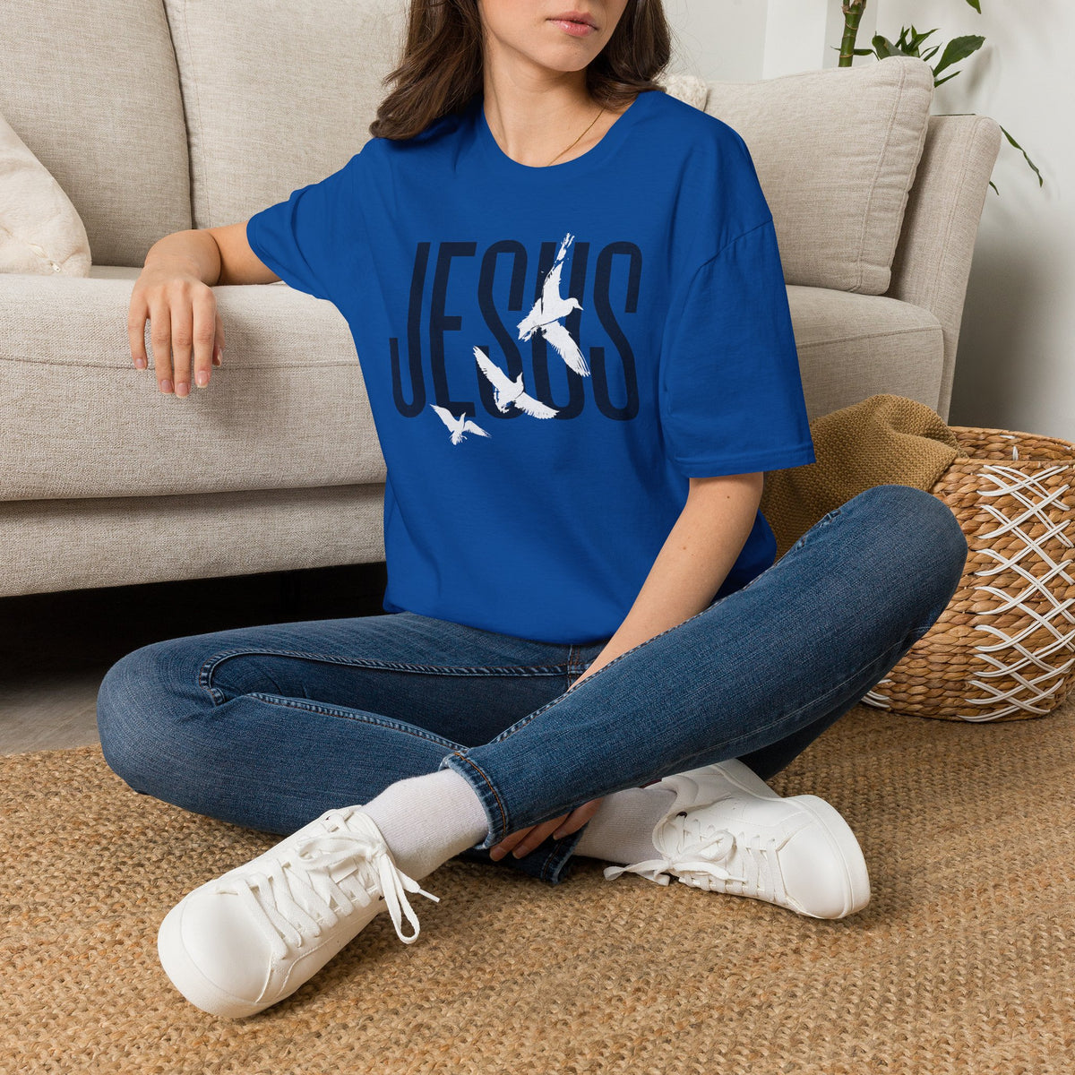 "Jesus Logo” Unisex T-Shirt - Broke & Dreamin' T-Shirts