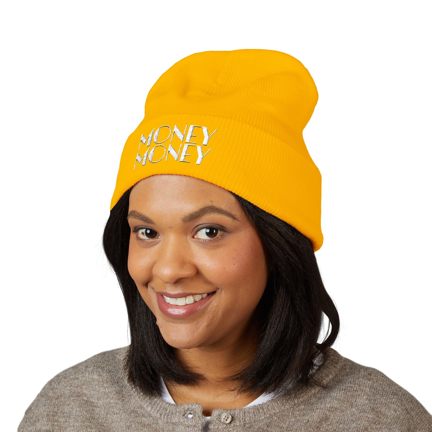"Money" Embroidered Beanie - Broke & Dreamin' Beanies
