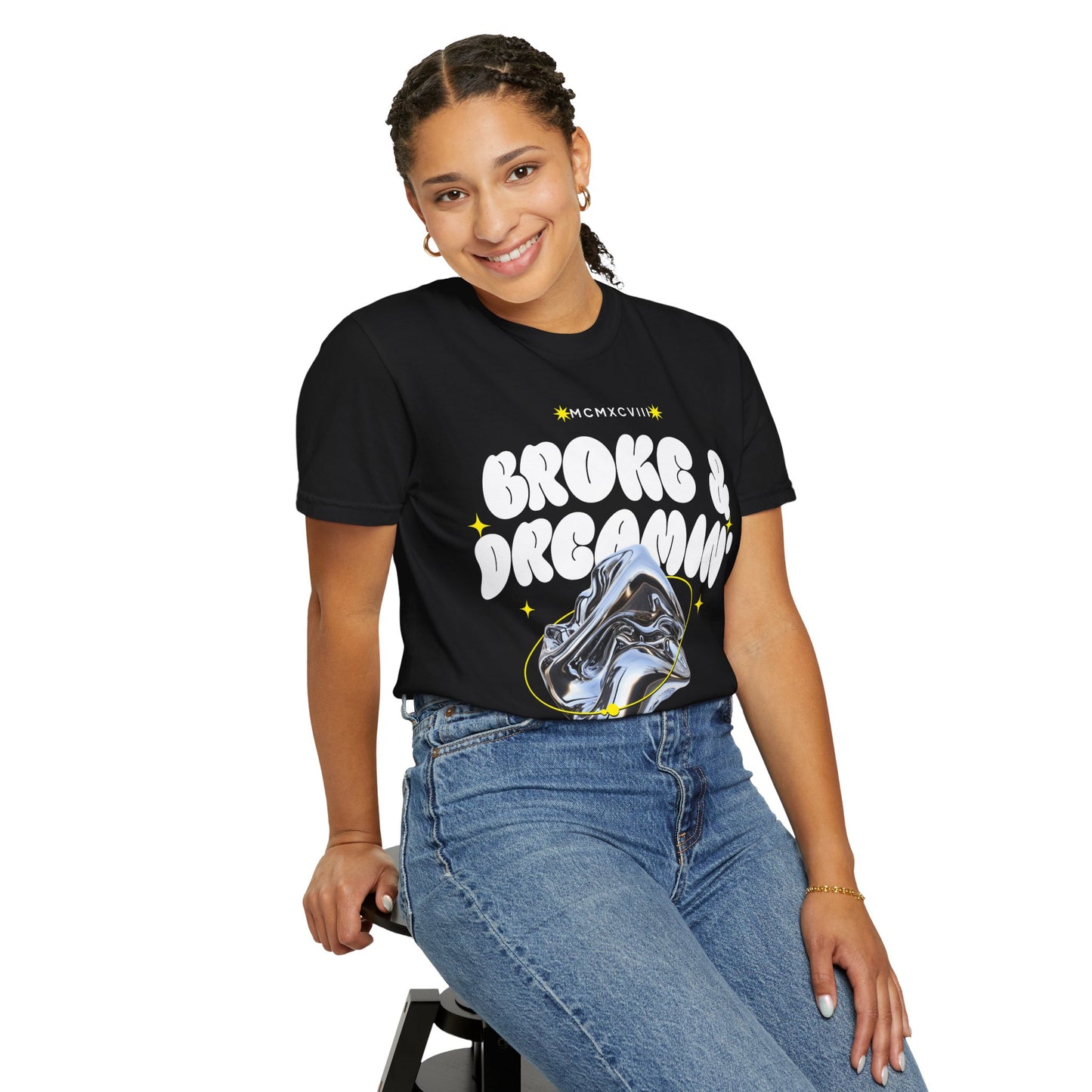 “Chrome” Unisex T-Shirt - Broke & Dreamin' T-Shirts