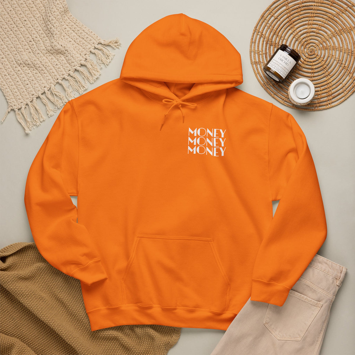 "Money Ain't Everything" Unisex College Hoodie - Broke & Dreamin' Hoodies