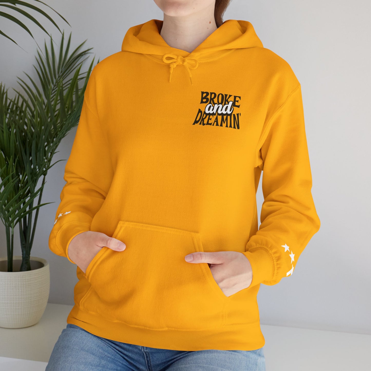 "Jesus x 618AMG" Unisex College Hoodie - Broke & Dreamin' Hoodies