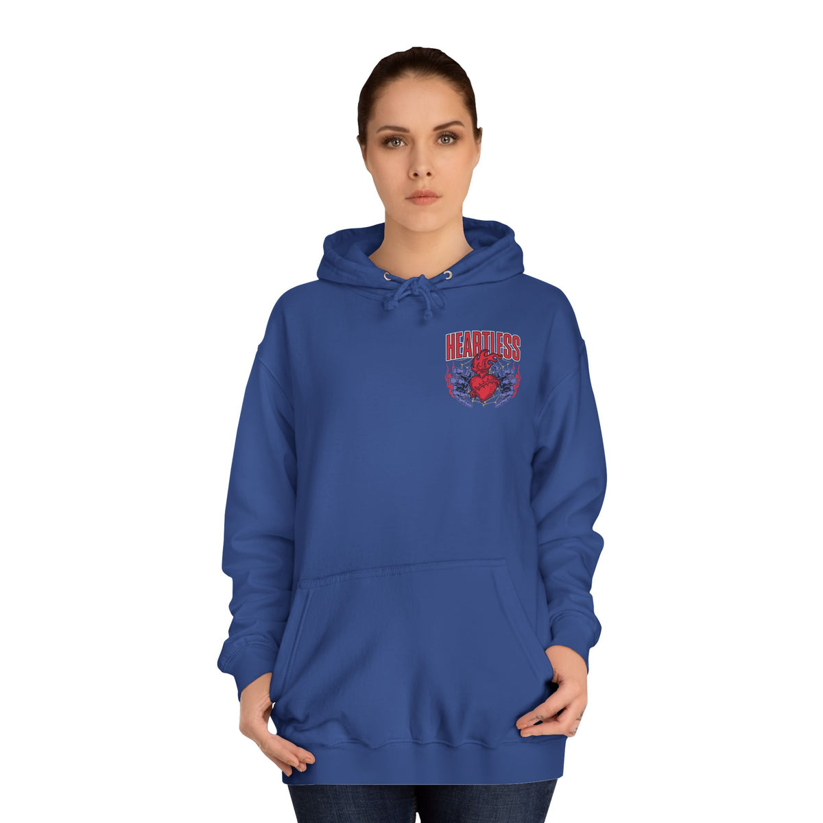 "Heartless" Unisex College Hoodie - Broke & Dreamin' Hoodies