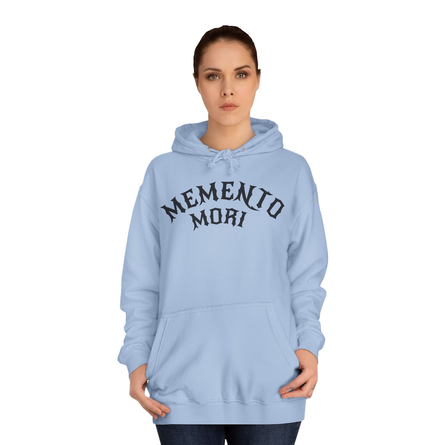 "Memento Mori" Unisex College Hoodie - Broke & Dreamin' Hoodies