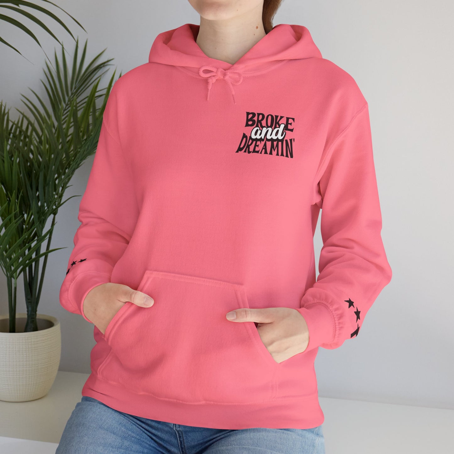 "618AMG x TGM" Unisex College Hoodie - Broke & Dreamin' Hoodies