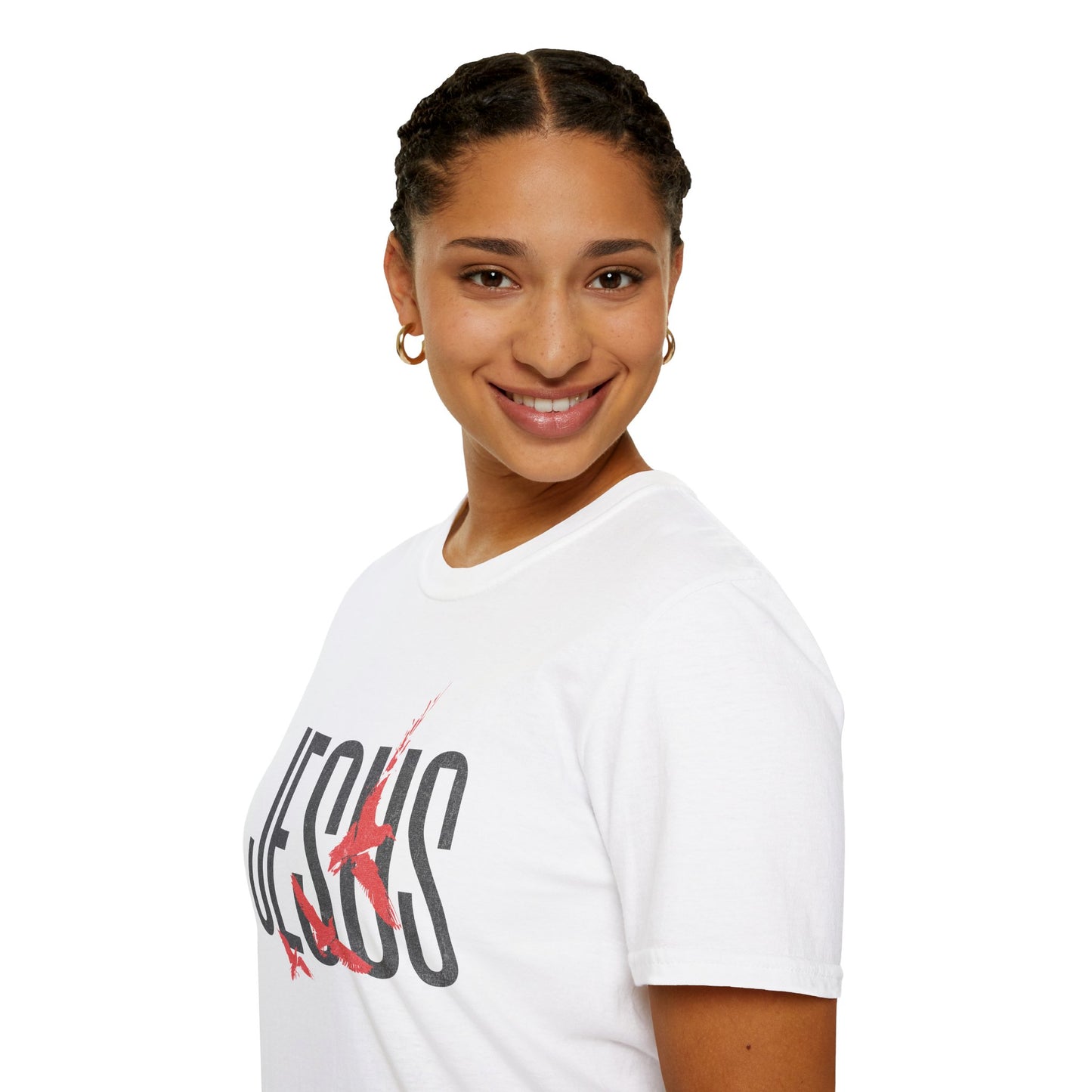 "Jesus Red Logo” Unisex T-Shirt - Broke & Dreamin' T-Shirts