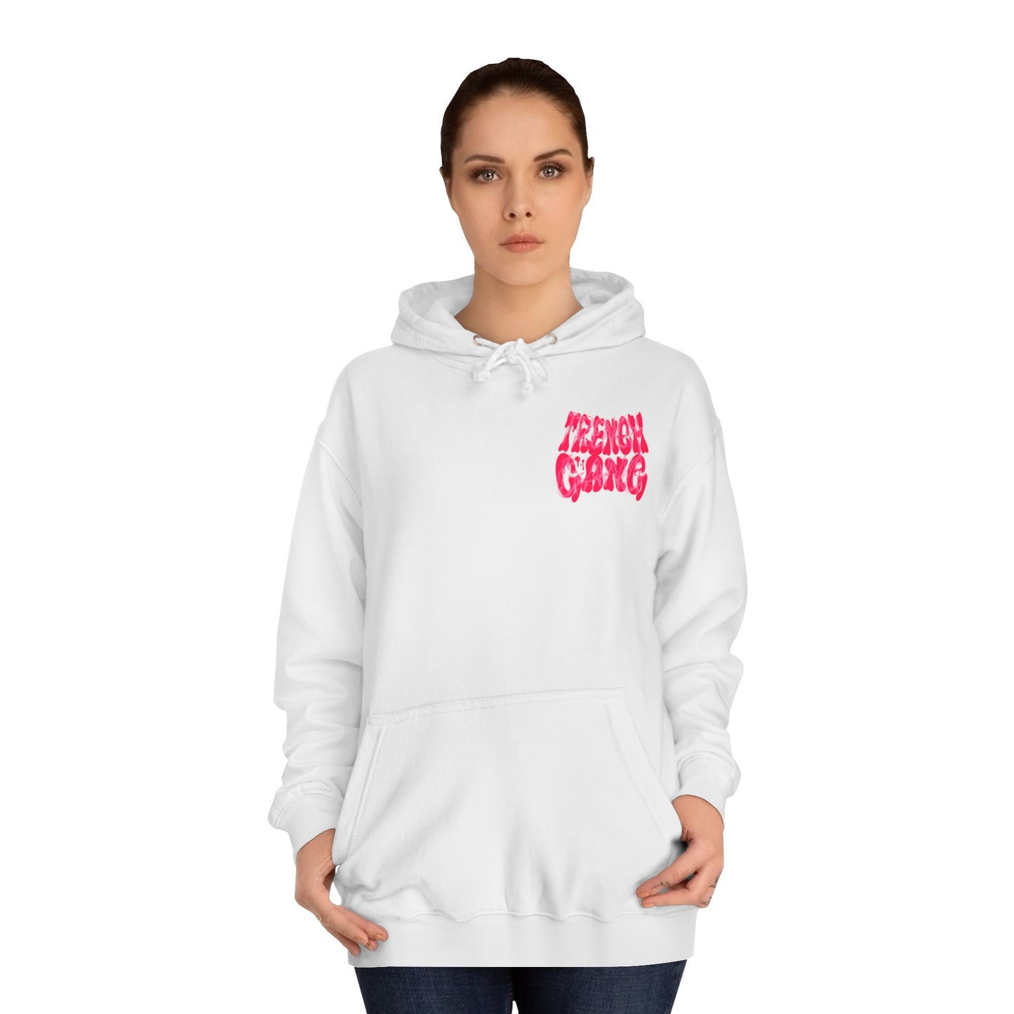 “Trench Gang” Unisex College Hoodie - Broke & Dreamin' Hoodies