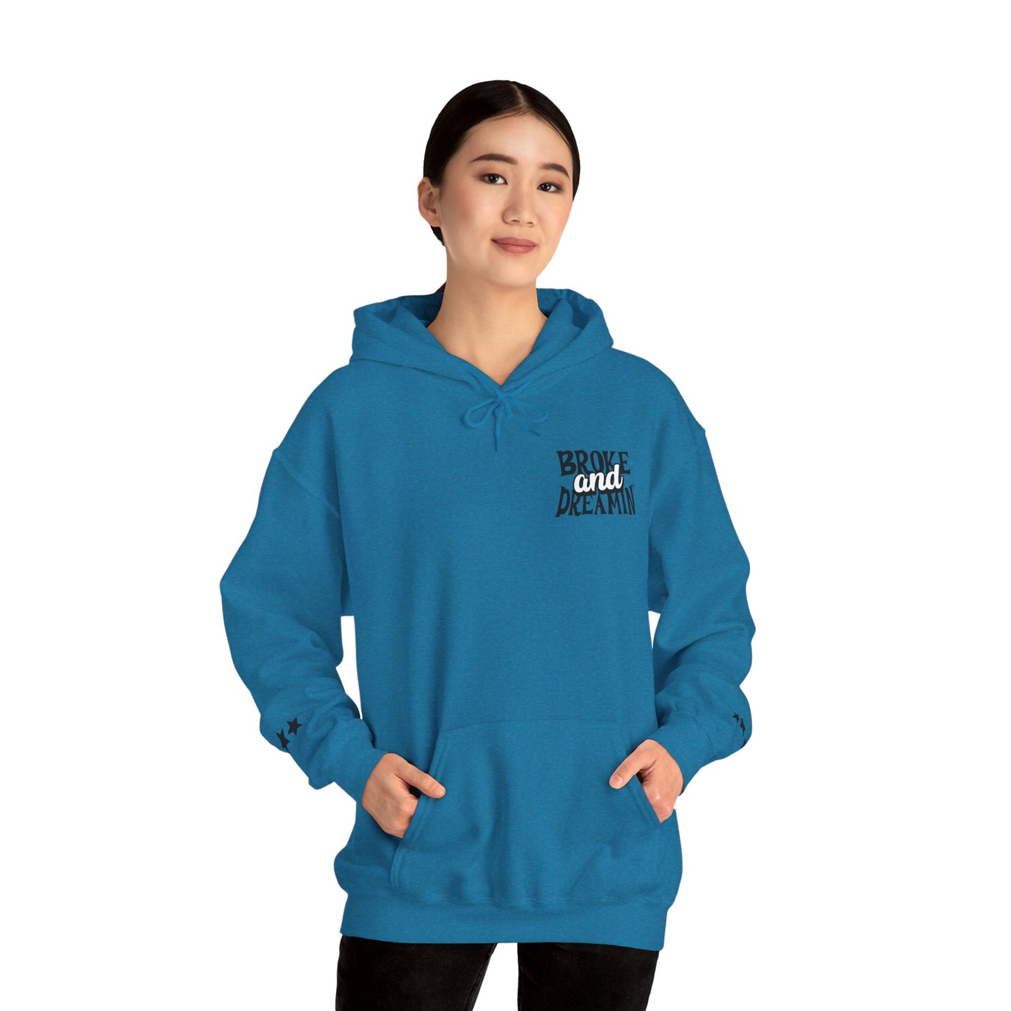 "Jesus x 618AMG" Unisex College Hoodie - Broke & Dreamin' Hoodies