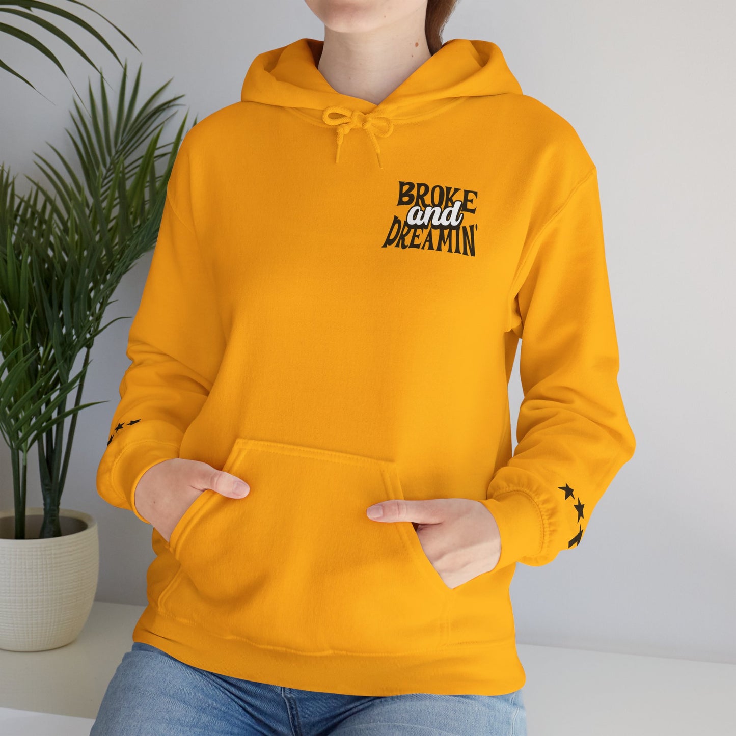 "Jesus x 618AMG" Unisex College Hoodie - Broke & Dreamin' Hoodies