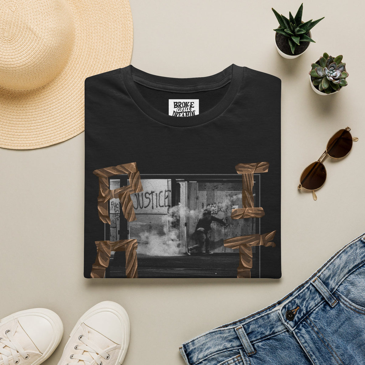"Riot” Unisex T-Shirt - Broke & Dreamin' T-Shirts