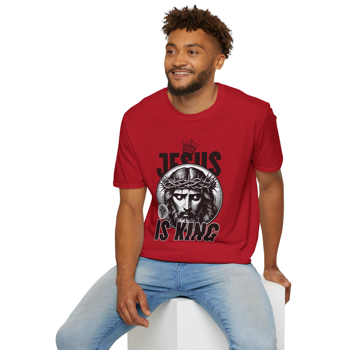 "Jesus Is King” Unisex T-Shirt - Broke & Dreamin' T-Shirts