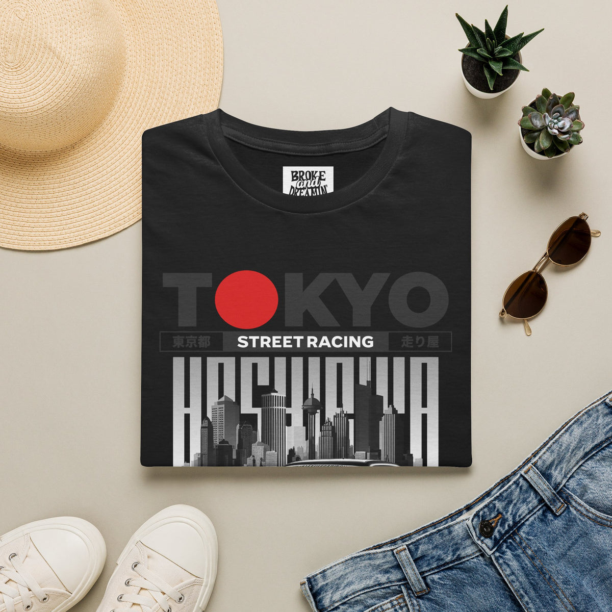 "Tokyo” Unisex T-Shirt - Broke & Dreamin' T-Shirts