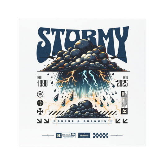 "Stormy” Car Magnet - Broke & Dreamin' Magnets