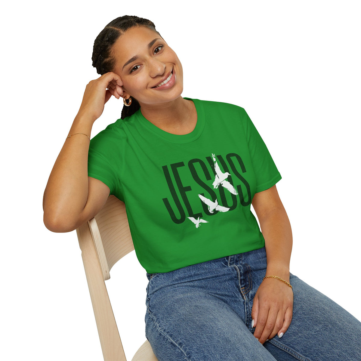 "Jesus Logo” Unisex T-Shirt - Broke & Dreamin' T-Shirts