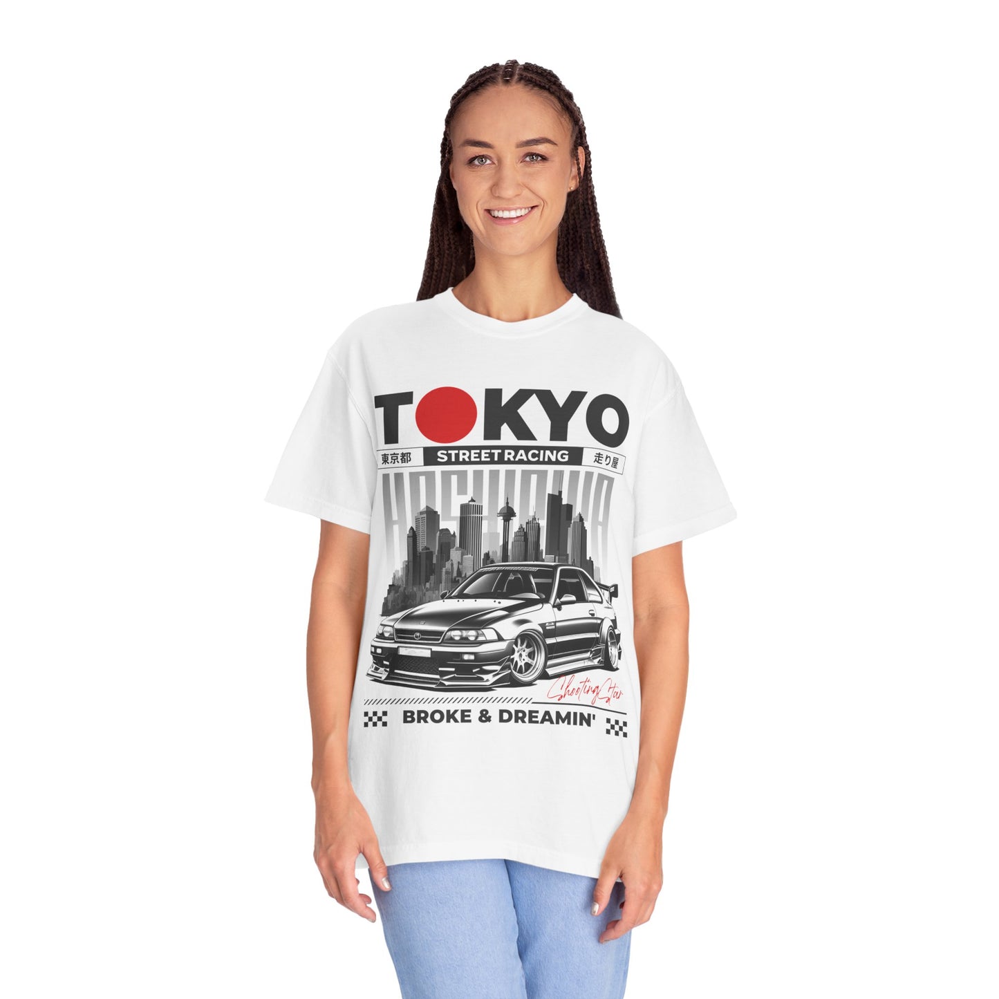 "Tokyo Street Racing” Unisex T-Shirt - Broke & Dreamin' T-Shirts