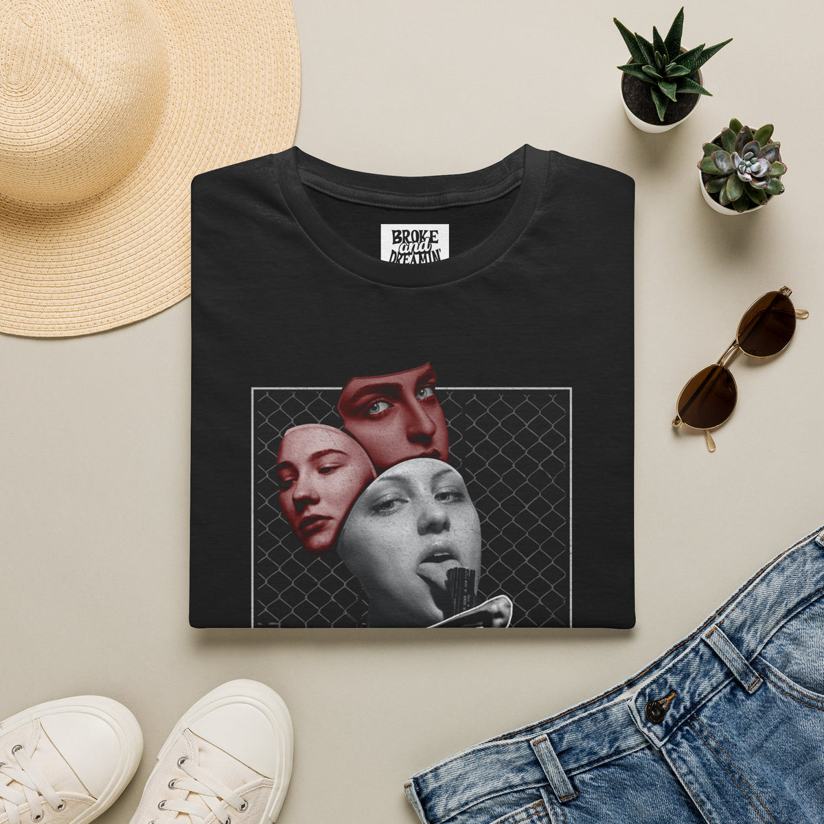 "Intrusive” Unisex T-Shirt - Broke & Dreamin' T-Shirts