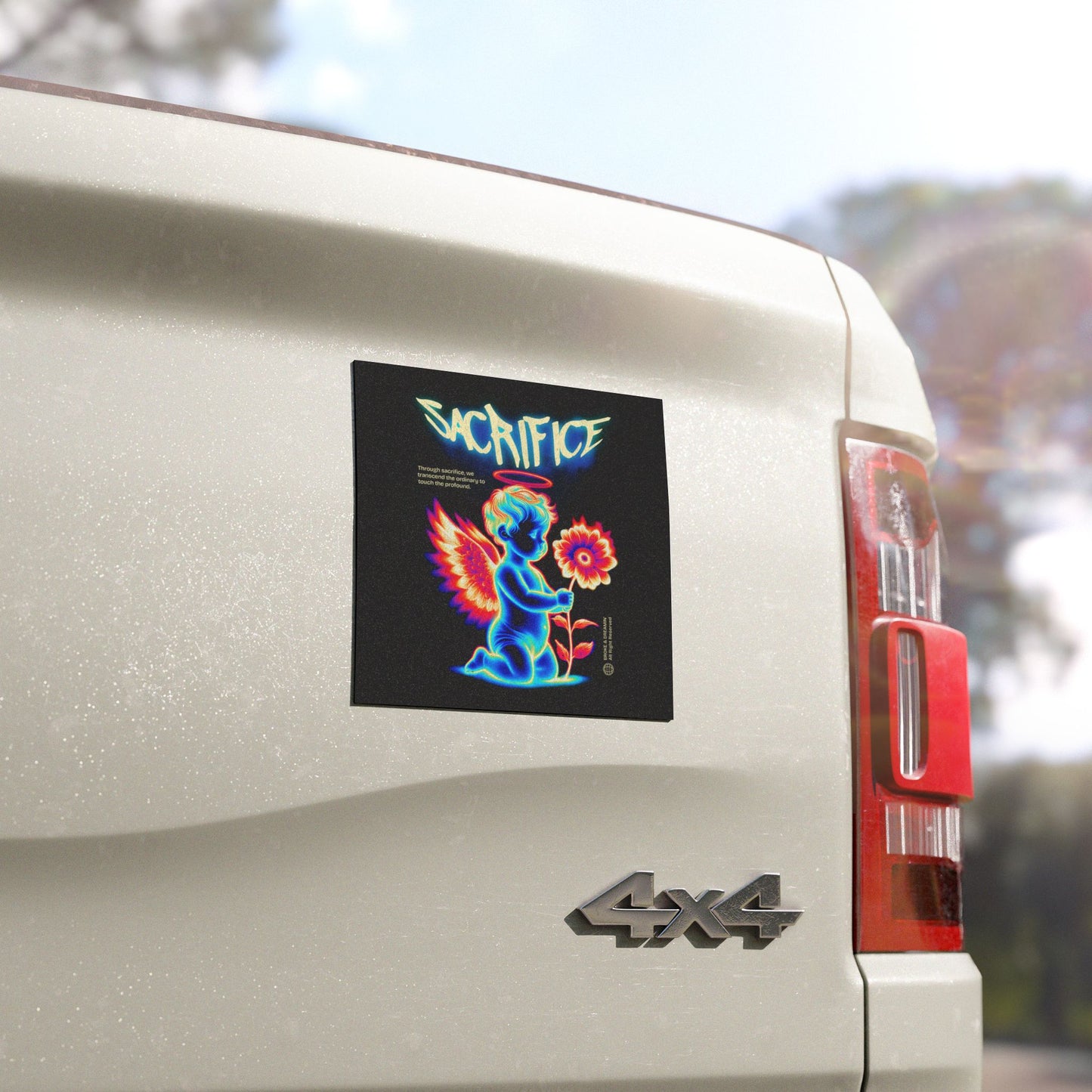 "Sacrifice” Car Magnet - Broke & Dreamin' Magnets