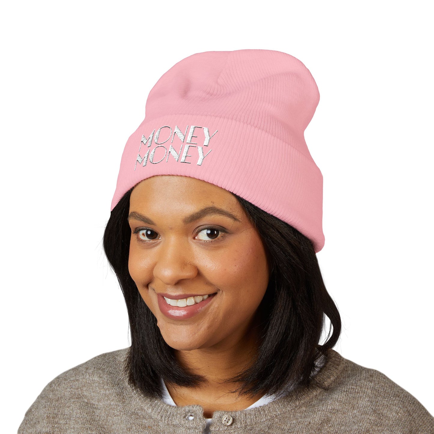 "Money" Embroidered Beanie - Broke & Dreamin' Beanies