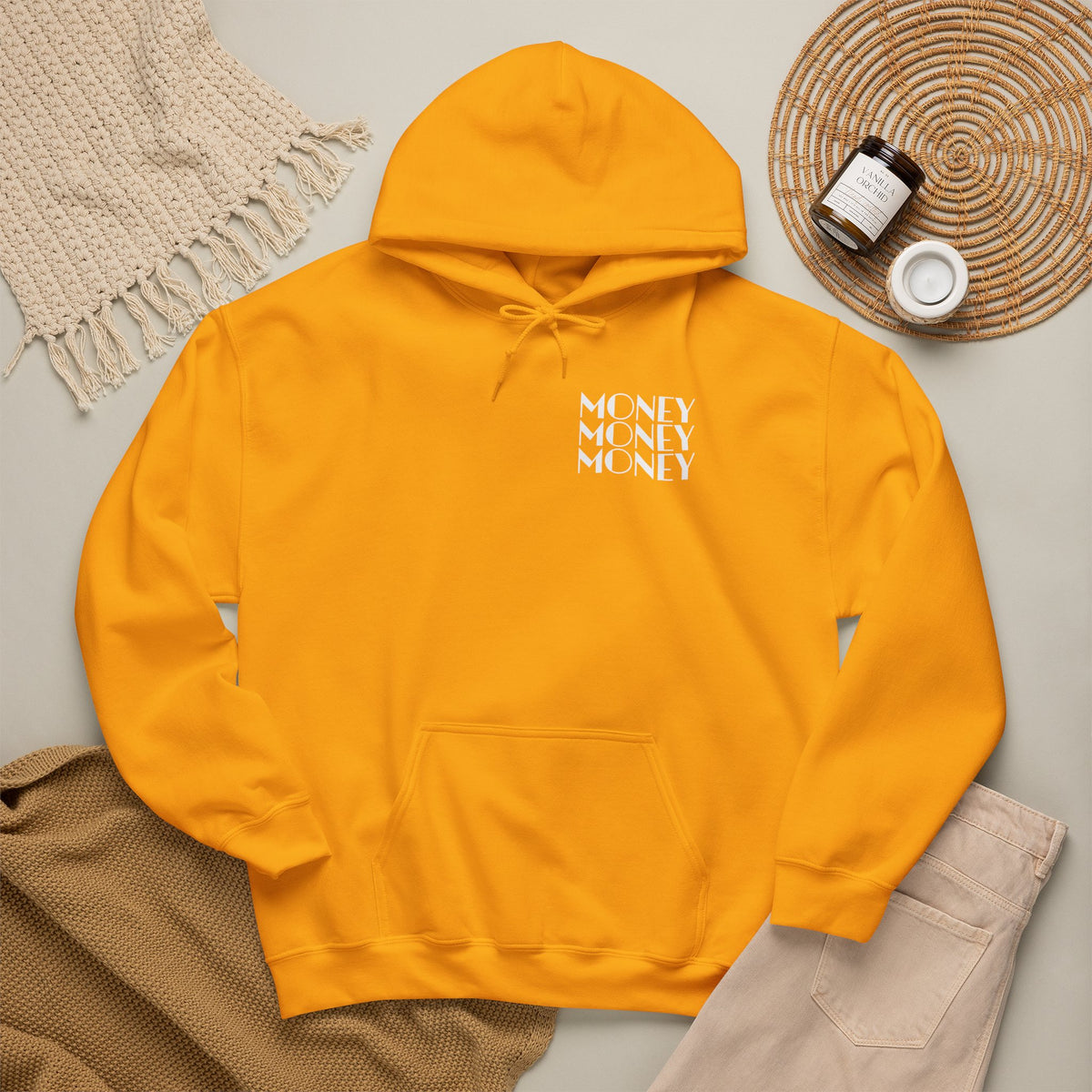 "Money Ain't Everything" Unisex College Hoodie - Broke & Dreamin' Hoodies