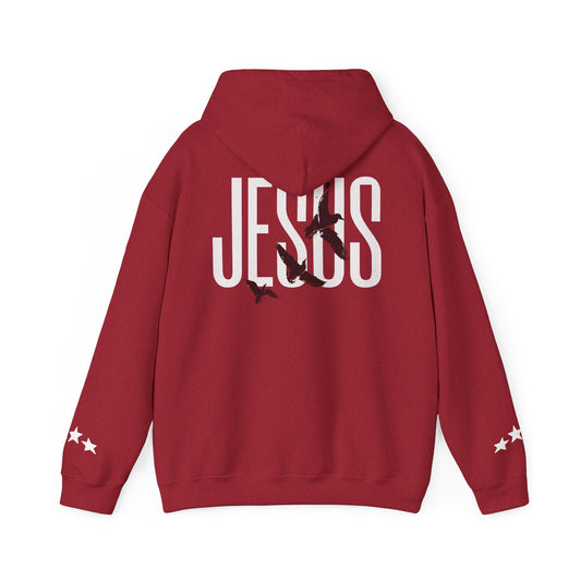 "Jesus x 618AMG" Unisex College Hoodie - Broke & Dreamin' Hoodies