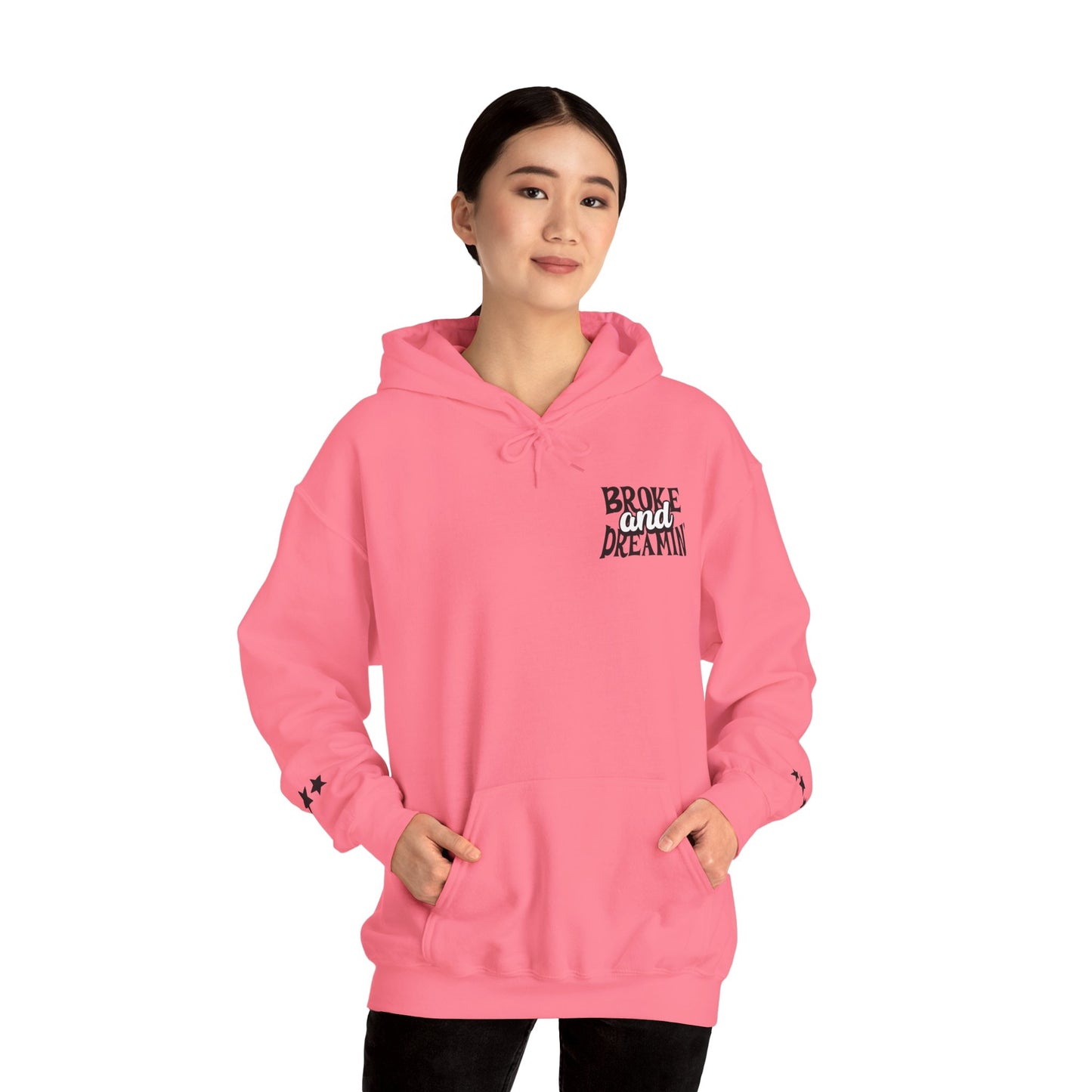 "Jesus x 618AMG" Unisex College Hoodie - Broke & Dreamin' Hoodies