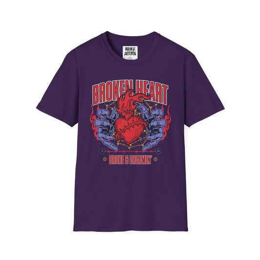 “Broken Heart” Unisex T-Shirt - Broke & Dreamin' T-Shirts