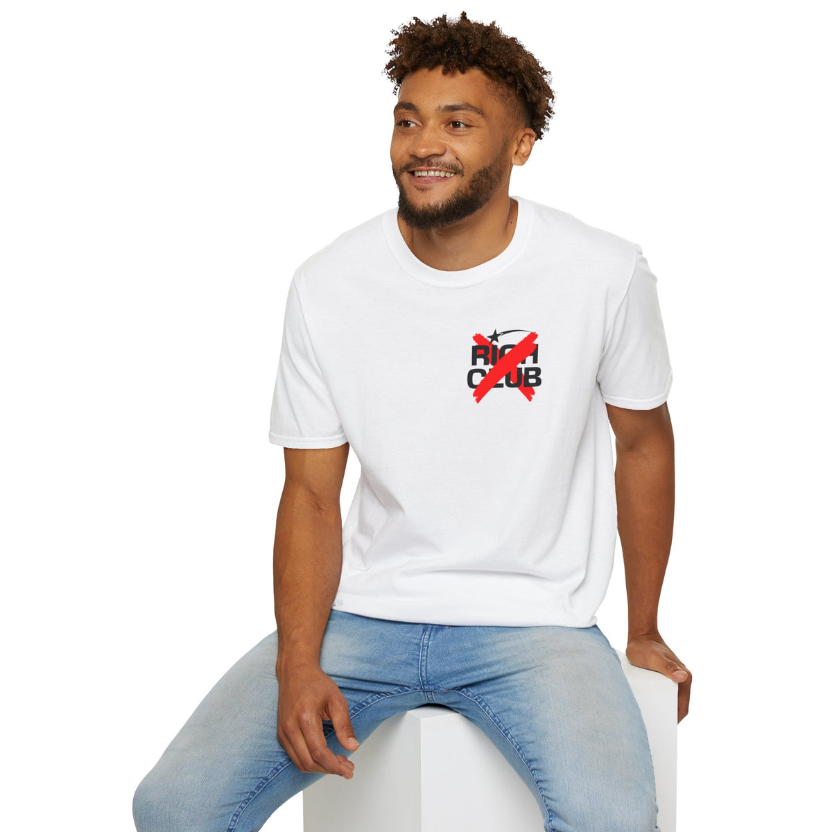 "Rich Club" Red Logo Unisex T-Shirt - Broke & Dreamin' T-Shirts