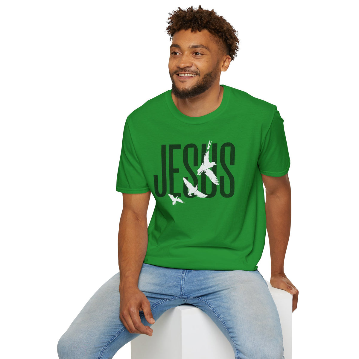 "Jesus Logo” Unisex T-Shirt - Broke & Dreamin' T-Shirts