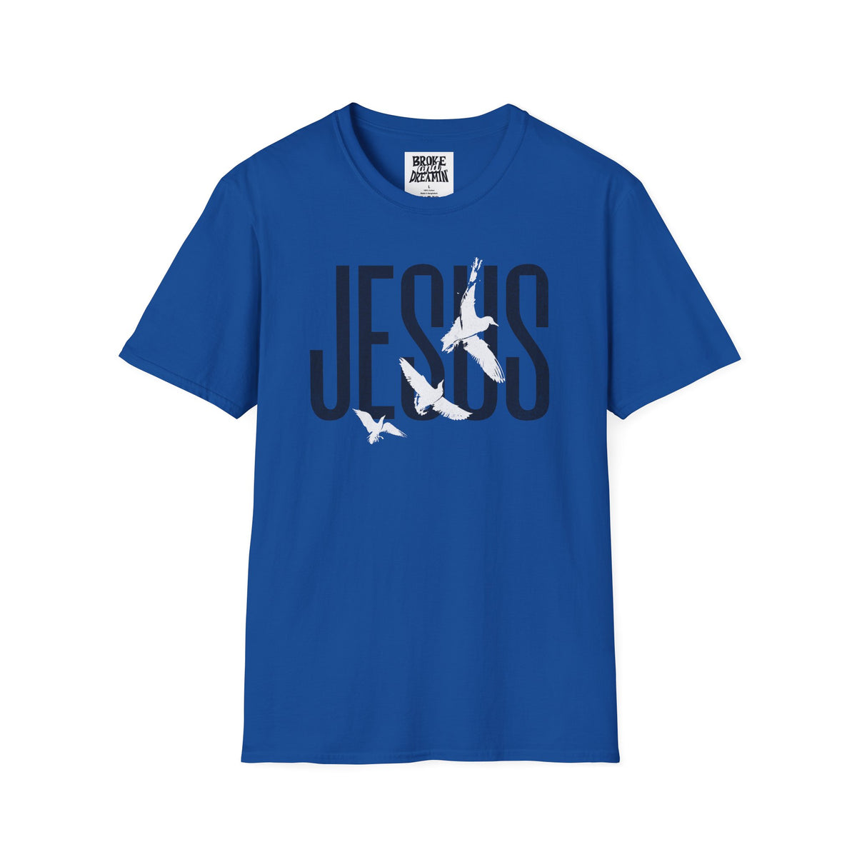 "Jesus Logo” Unisex T-Shirt - Broke & Dreamin' T-Shirts