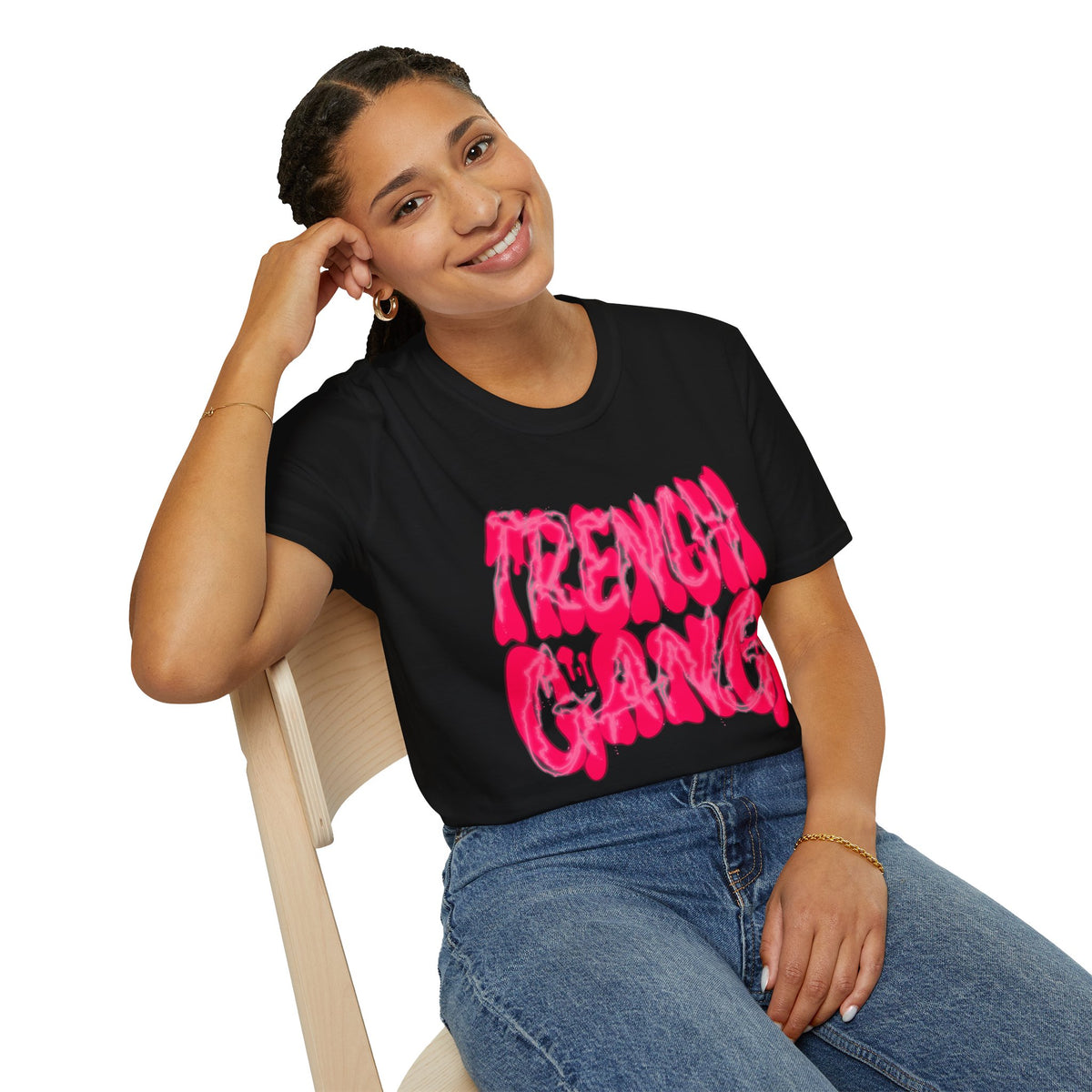“Trench Gang Pink” Unisex T-Shirt - Broke & Dreamin' T-Shirts