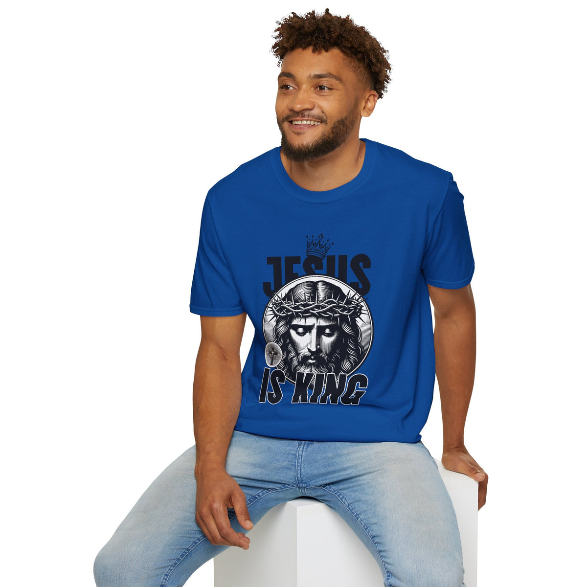 "Jesus Is King” Unisex T-Shirt - Broke & Dreamin' T-Shirts