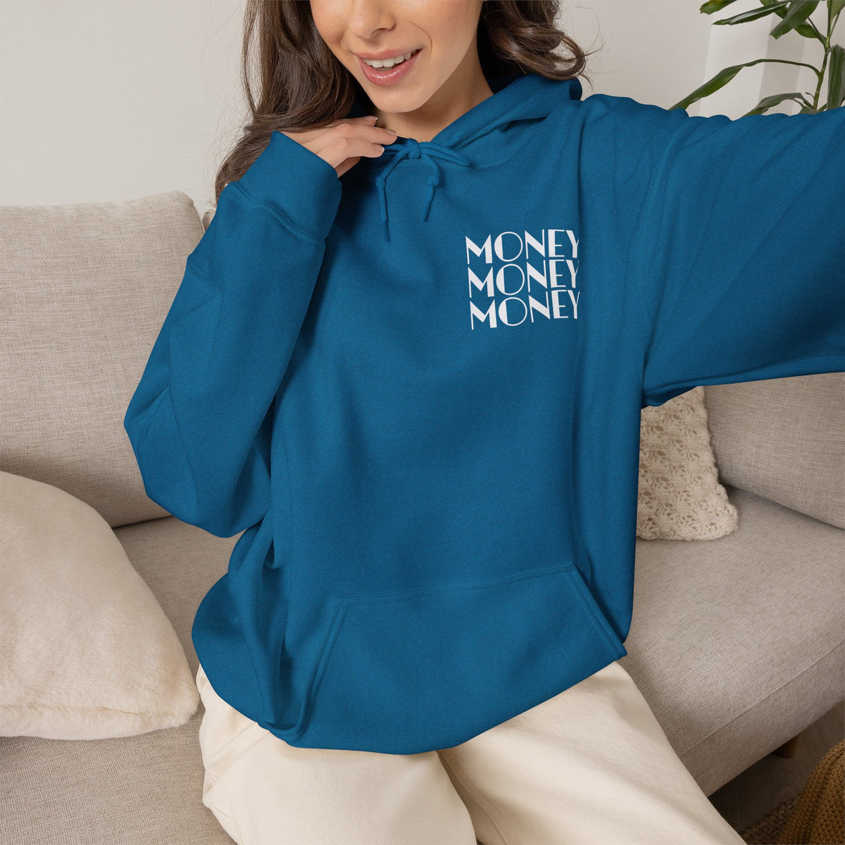 "Money Ain't Everything" Unisex College Hoodie - Broke & Dreamin' Hoodies