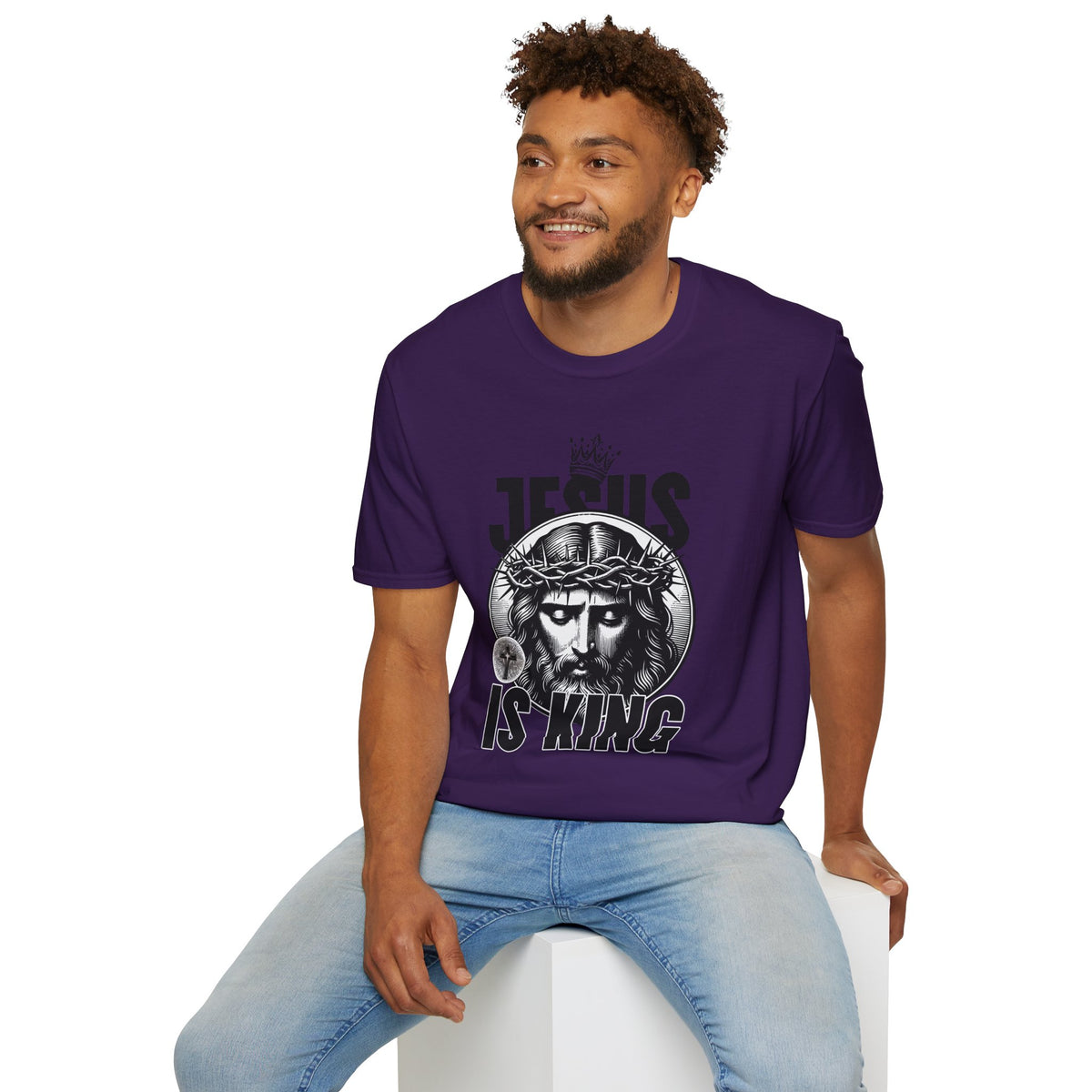 "Jesus Is King” Unisex T-Shirt - Broke & Dreamin' T-Shirts