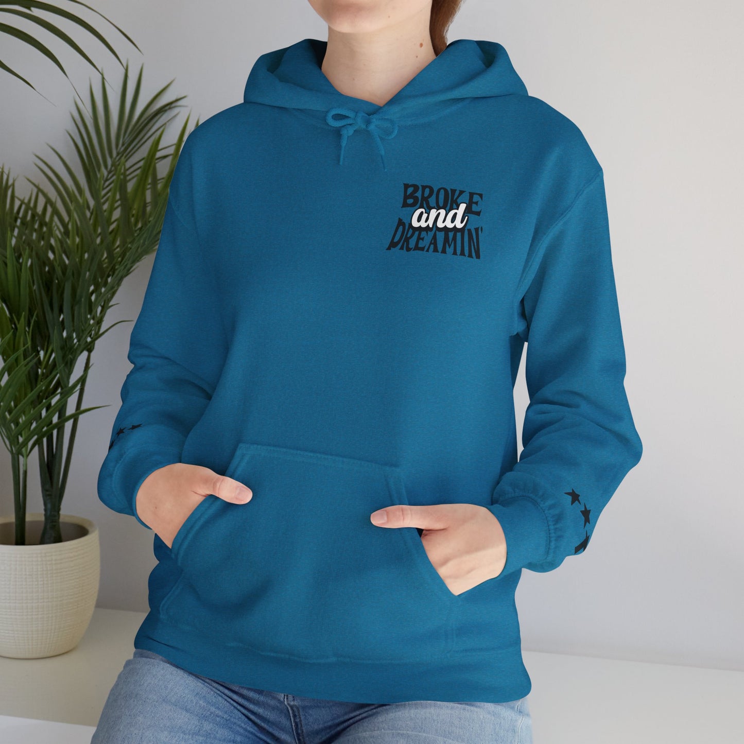 "618AMG x TGM" Unisex College Hoodie - Broke & Dreamin' Hoodies