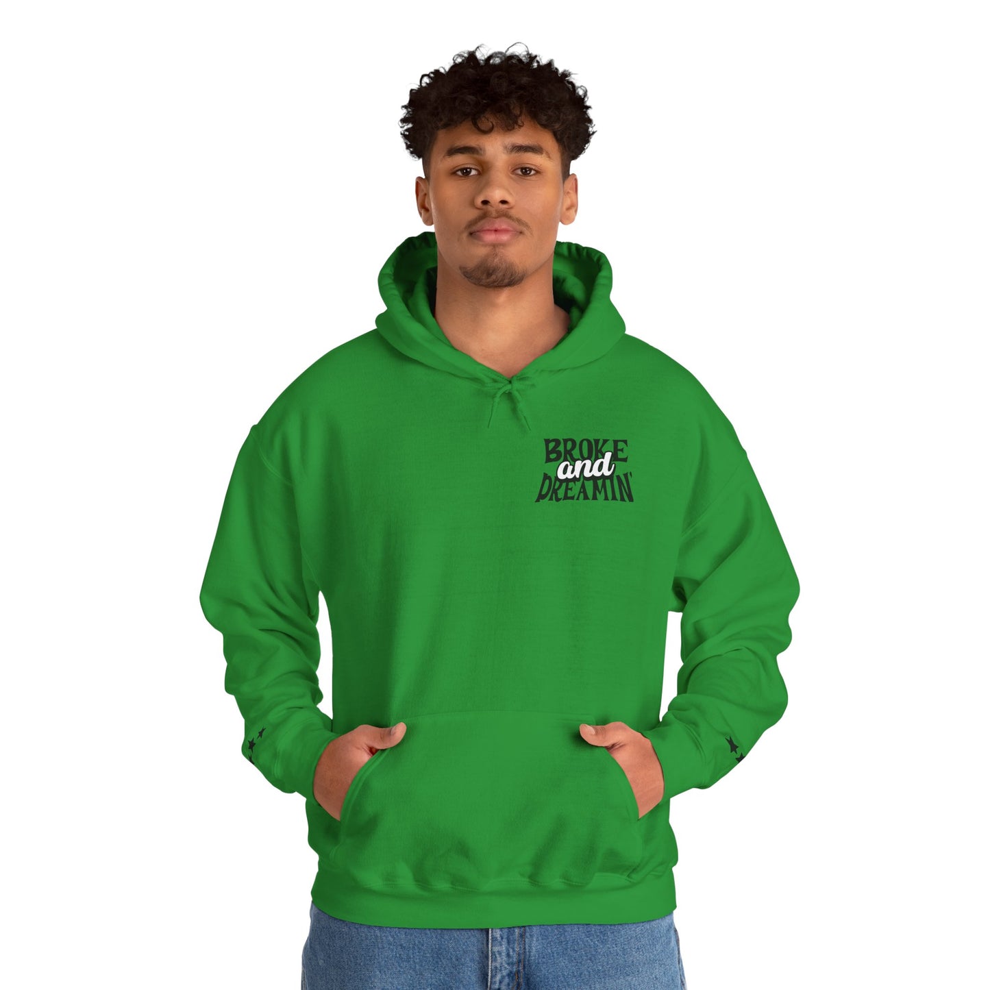 "618AMG x TGM" Unisex College Hoodie - Broke & Dreamin' Hoodies