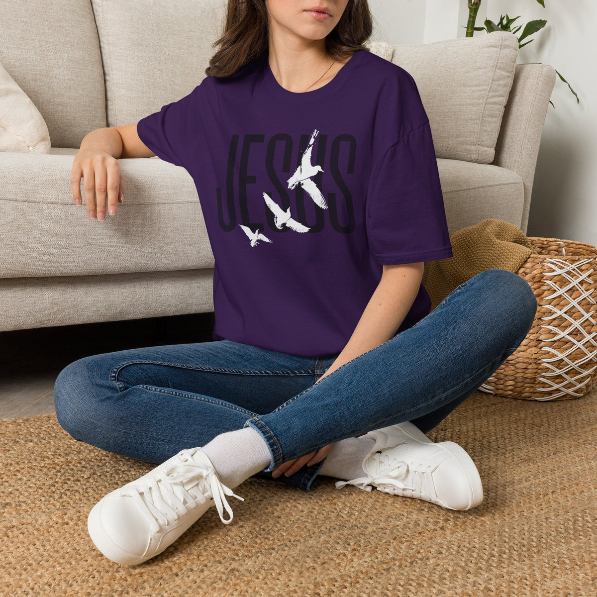 "Jesus Logo” Unisex T-Shirt - Broke & Dreamin' T-Shirts