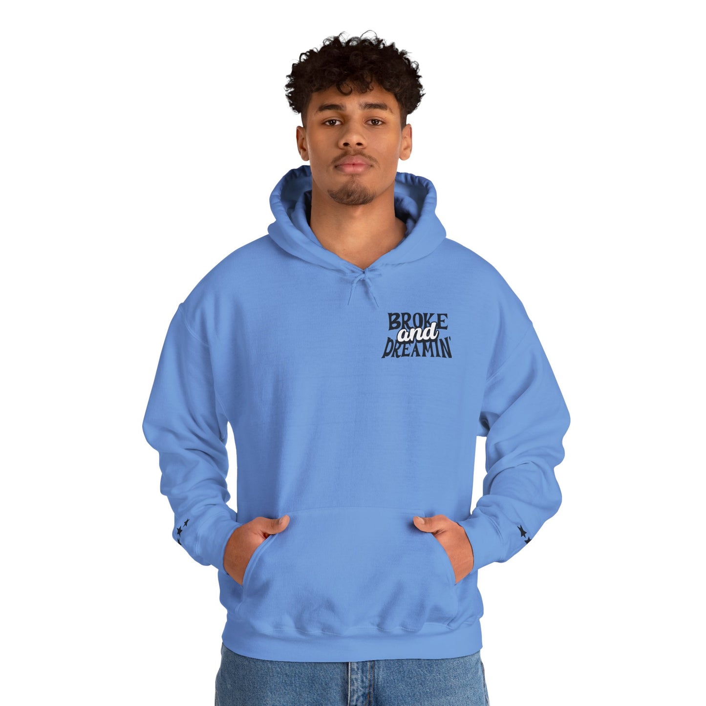 "Jesus x 618AMG" Unisex College Hoodie - Broke & Dreamin' Hoodies