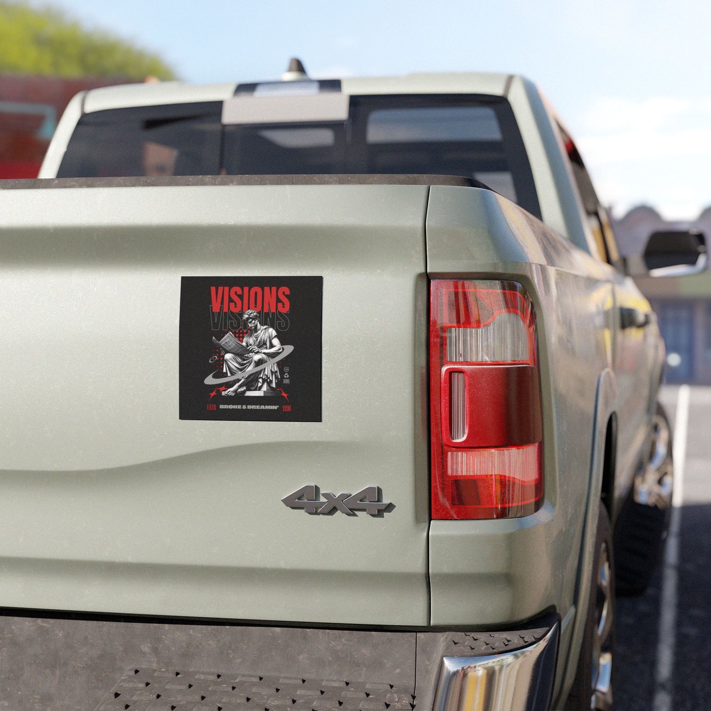 "Visions” Car Magnet - Broke & Dreamin' Magnets