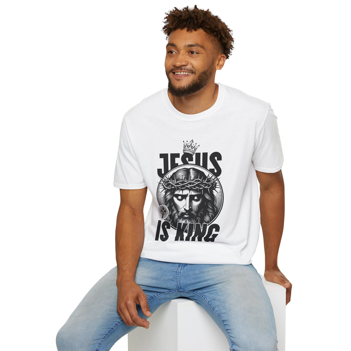 "Jesus Is King” Unisex T-Shirt - Broke & Dreamin' T-Shirts