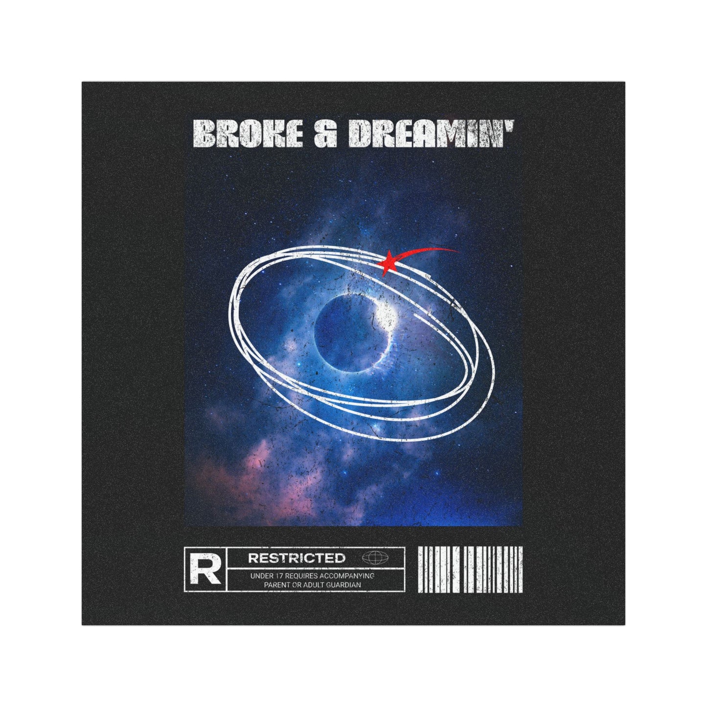 "Galaxy” Car Magnet - Broke & Dreamin' Magnets